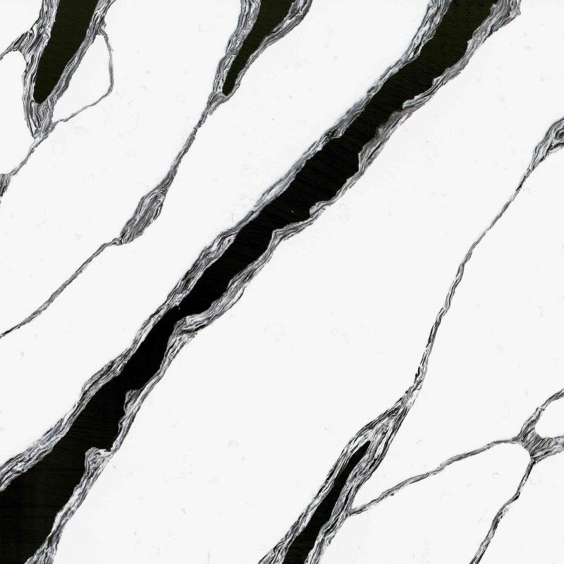 ホワイトパンダ 黒白クォーツ 折りたたみ強さ 40-70 トップクォーツカウンタータップ 努力のない清掃