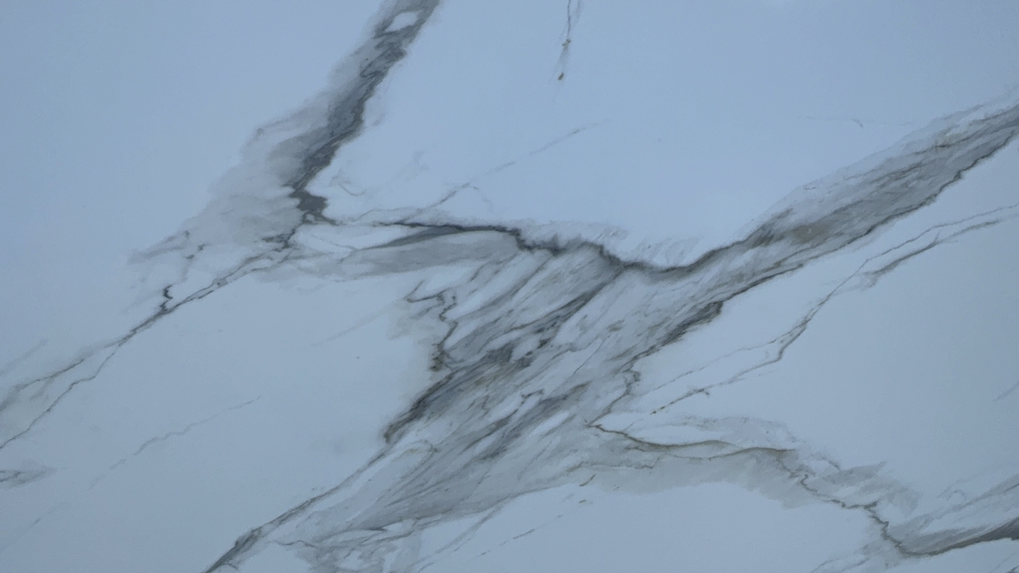 OLK1003G カラカッタ ゴールド 新品コレクション ヴァン・トゥ・フル・ボディ プリント クォーツストーン HD インクジェット印刷技術 スラブ