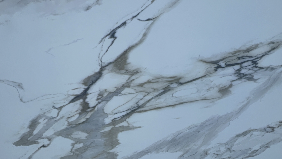 OLK1003G カラカッタ ゴールド 新品コレクション ヴァン・トゥ・フル・ボディ プリント クォーツストーン HD インクジェット印刷技術 スラブ